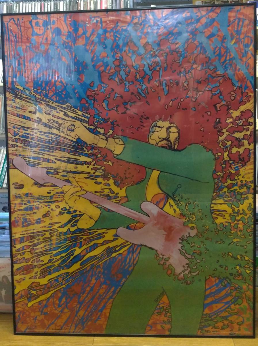 激レア! 1968年オリジナル ※額付属しません【ポスター】Jimi 激レア! 1968年オリジナル ※額付属しません【ポスター】Jimi