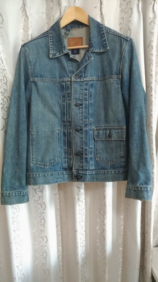 美品 GAP デニムジャケット 革タグ Mサイズ|Yahoo!フリマ(旧 美品 GAP デニムジャケット 革タグ Mサイズ|Yahoo!フリマ(旧
