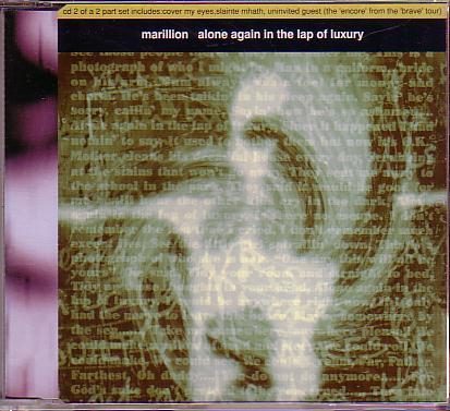 送料込即決　MARILLION「ALONE AGAIN IN THE LAP OF LUXURY CD-2」マリリオンLIVEライブ3曲入りSTEVE HOGARTH ROTHERY/UK輸入盤中古