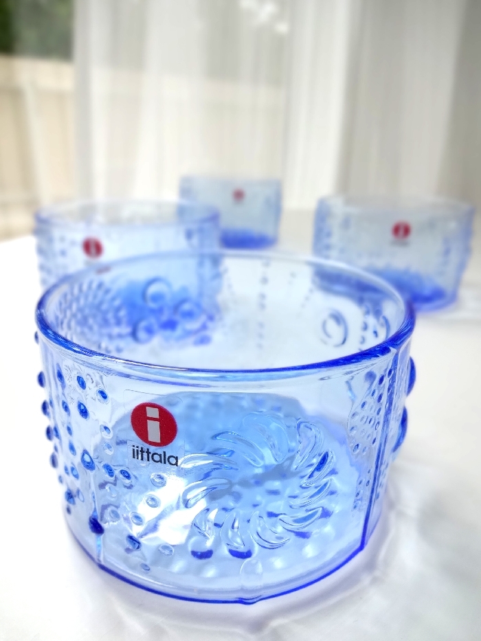 フィンランド製◆新品 イッタラ フローラ ボウル ガラス アクア Iittala flora bowl aqua　200ml 北欧_画像2