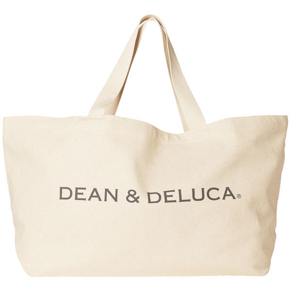 DEAN & DELUCA* Dean & Dell -ka* большой большая сумка * натуральный 