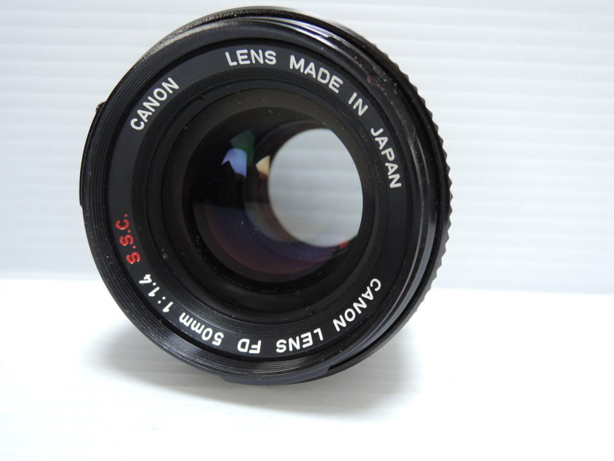 Canon キャノン 純正 FD 50mm 高級単焦点レンズ 1:1.4 S.S.C._画像1