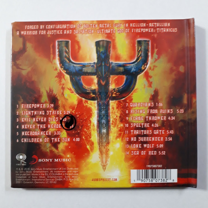 送料無料！　Judas priest firepower ジューダスプリーストファイアーパワー 輸入盤CD　新品・未開封品