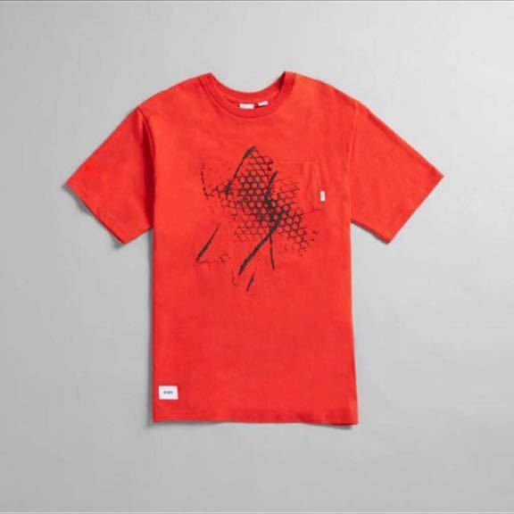 VANS VAULT X WTAPS TEE ORANGE small ダブルタップス　バンズ_画像2