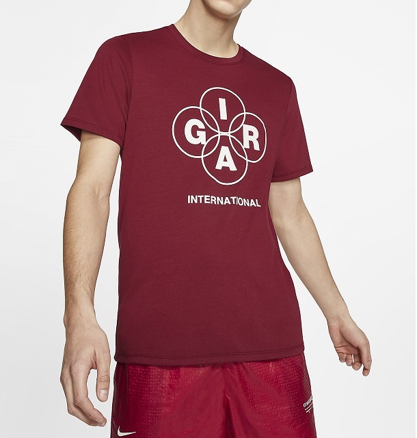 NIKE × GYAKUSOU Tシャツ DRI-FIT レッド S ナイキラボ アンダーカバー ギャクソウ GIRA ランニング トップ ドライフィット CU4385-677_画像3