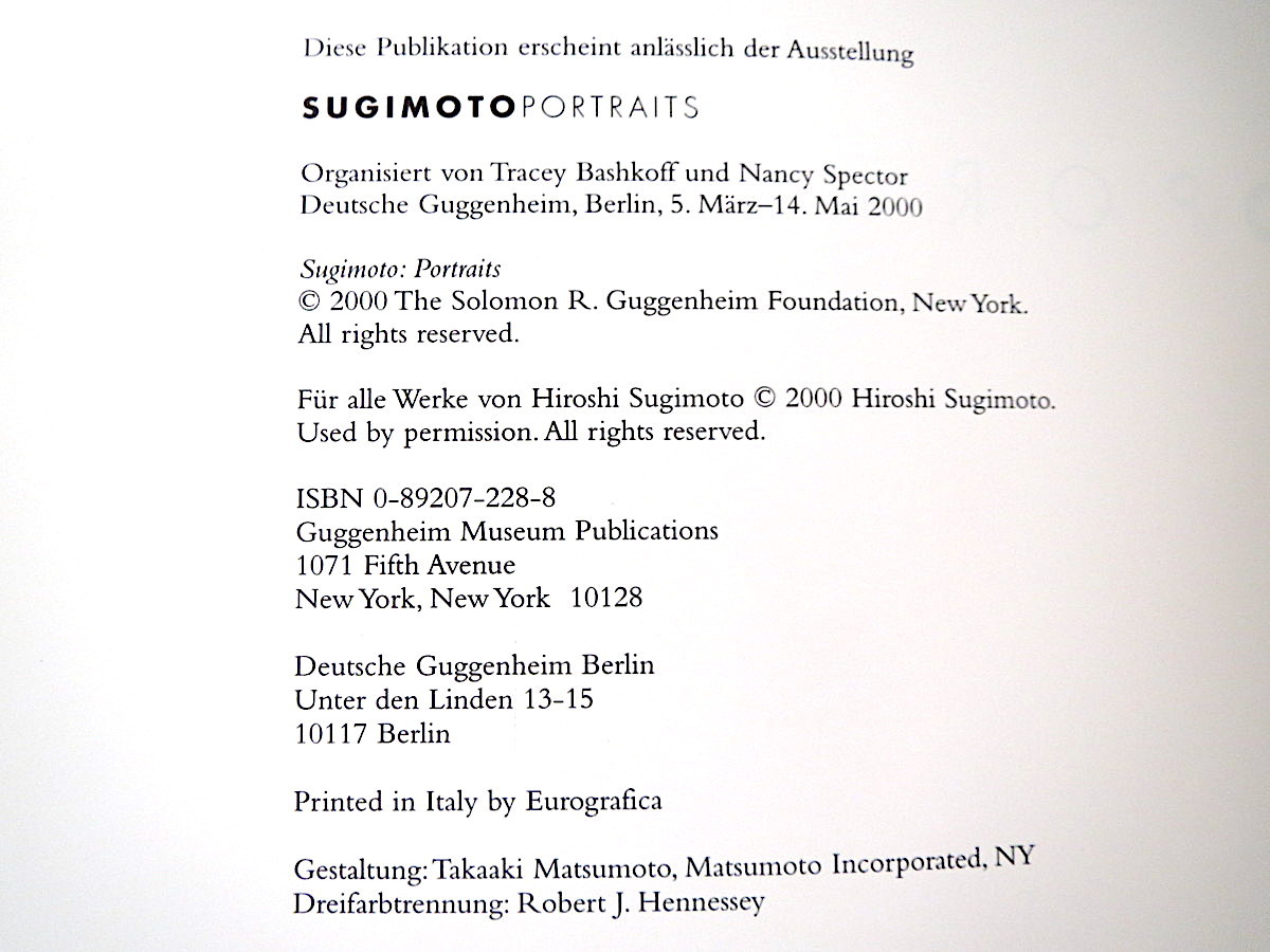 【洋書・ドイツ】「SUGIMOTO PORTRAITS」Deutsche Guggenheim（2000年）杉本博司 蝋人形 イギリス王室 王族 偉人 歴史 写真 肖像_画像6