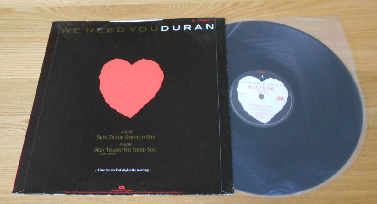 ■デュラン・デュラン(DURAN DURAN)12インチ【SKIN TRADE】UK盤/12 TRADE 1♪_画像2