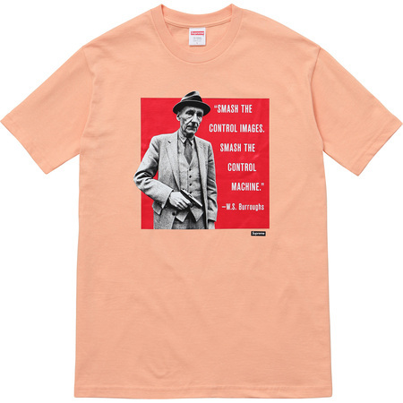 希少★新品本物【PEACH★Ｍ】★Burroughs Tee Small Box バローズ Tシャツ ボックス 正規店購入限定品 レア シュプリーム Supreme 2016S/S