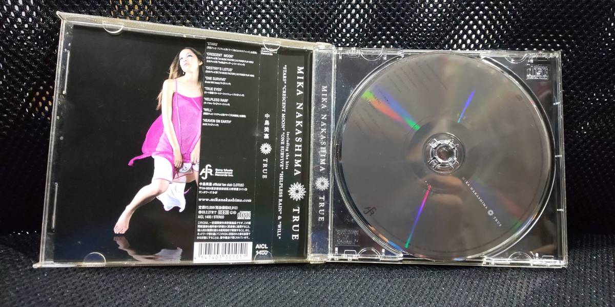 ■ 中島美嘉 TRUE CD アルバム 2002年 帯付き なかしまみか MIKA NAKASHIMA 当時物_画像1