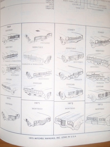 アメリカ 車 パーツナンバー リスト 1969 年 - 1975 年 旧車 部品 整備 car part s list number レア ビンテージ マッスル カー 60 70 's_画像8