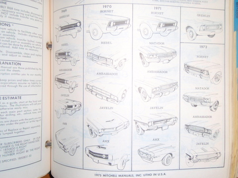 アメリカ 車 パーツナンバー リスト 1969 年 - 1975 年 旧車 部品 整備 car part s list number レア ビンテージ マッスル カー 60 70 's_画像10