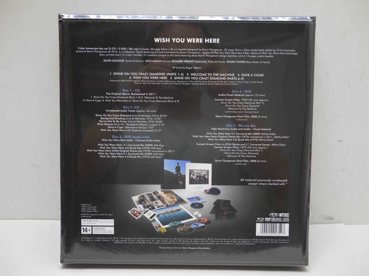 PINK FLOYD / WISH YOU WERE HERE IMMERSION BOX SET /2CD＋2DVD＋1Blu-ray discの5枚組_画像4