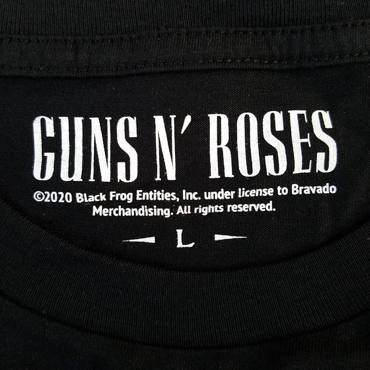 魅惑のバンドT特集! 新品『Avail(アベイル) × Artist』“GUNS N' ROSES(ガンズアンドローゼズ)” 半袖Tシャツ ブラック サイズL／ロックT_画像3