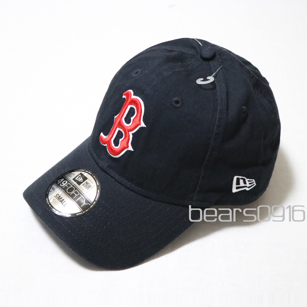 新品アメリカ購入 NEW ERA ニューエラ 49FORTY Boston Red Sox キャップ 濃紺S
