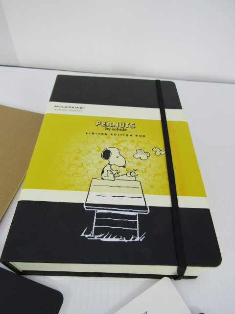 スヌーピー　Moleskine Peanuts Gift Box Limited Edition　限定 ギフトボックス入り ノート　レア品_画像2