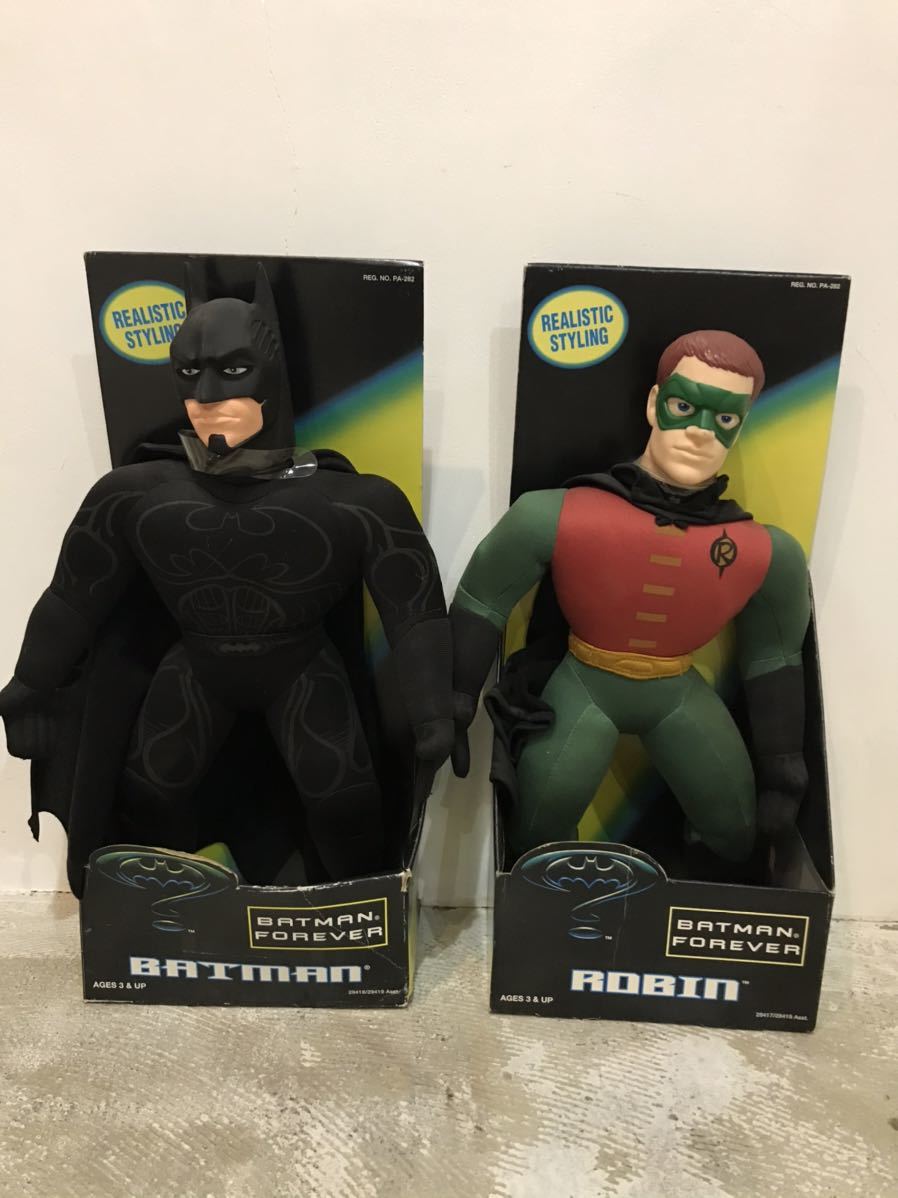 バットマンフォーエバー バットマン ロビン Batman Forever robin ケナー Kenner DCコミック フィギュア ぬいぐるみ プラッシュドール 人形