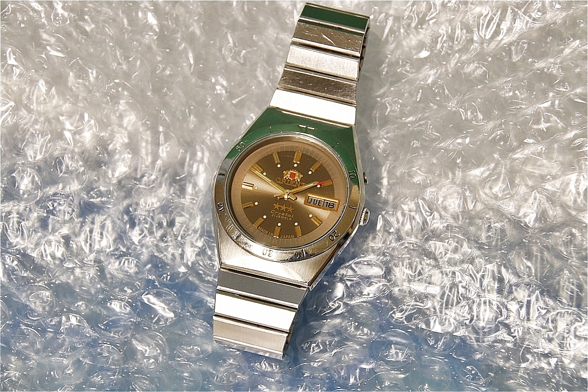 ORIENT オリエント スリースター 21石 469SA4-80 OH済み ビンテージ