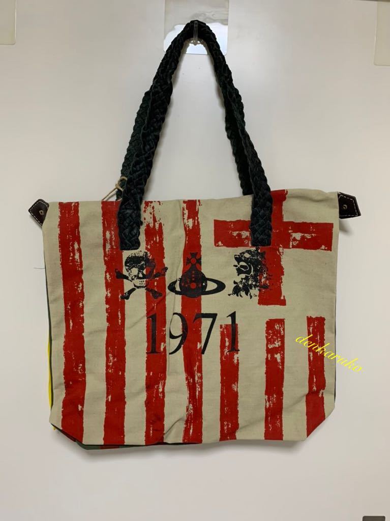 未使用タグ付き★アフリカバッグ　トート★Africa Bag★ヴィヴィアンウエストウッド 　アングロマニア★Vivienne Westwood　ANGLOMANIA