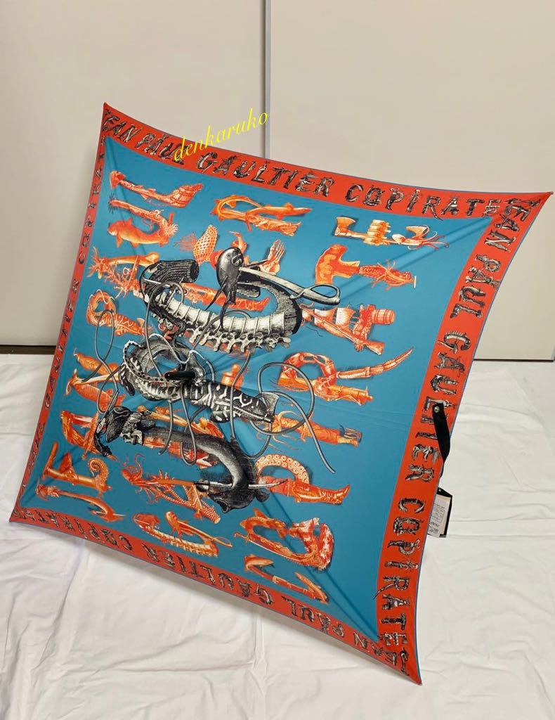 WEB限定 レア Jean Paul GAULTIER スクエア 傘 かさ ジャンポール