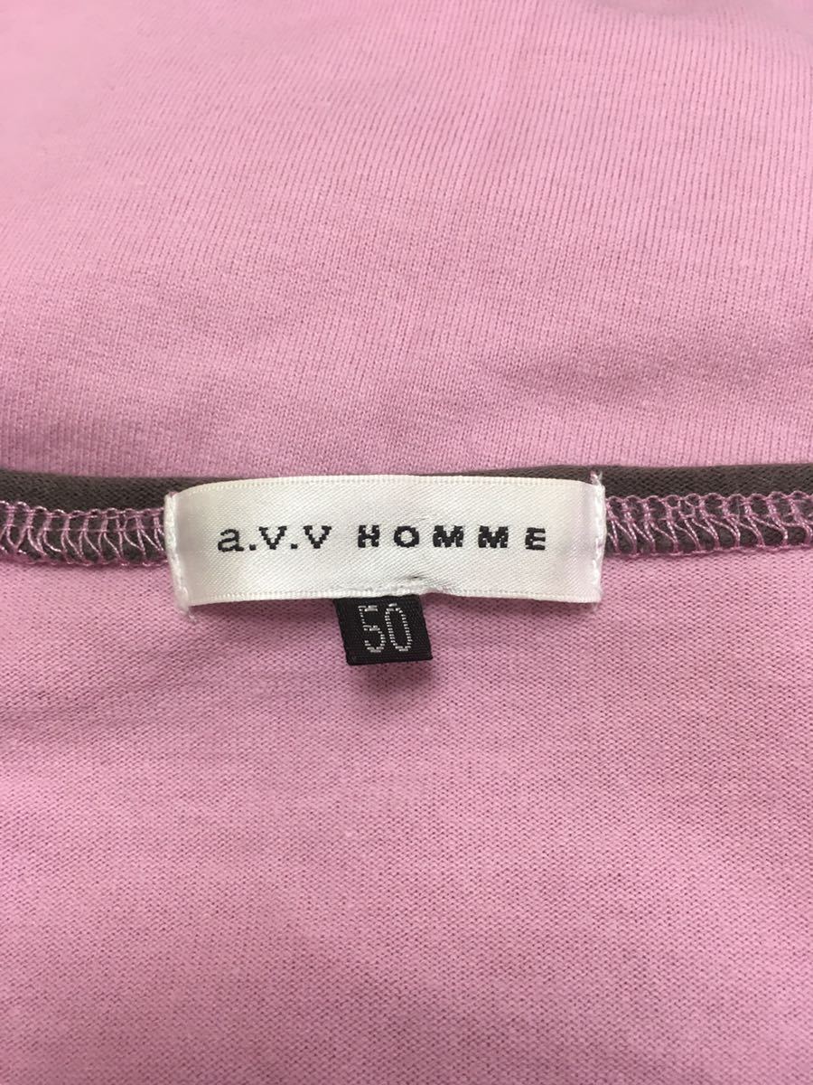 a.v.v HOMME 半袖Tシャツ　サイズ50_画像4