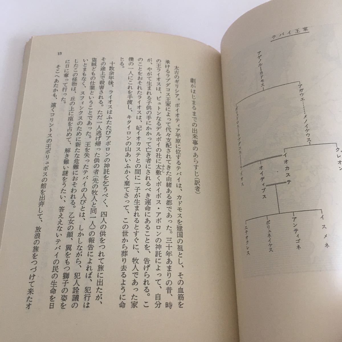 ☆即決☆ オイディプス王 ソポクレス作 藤沢令夫訳 岩波文庫 ♪88 G2_画像5