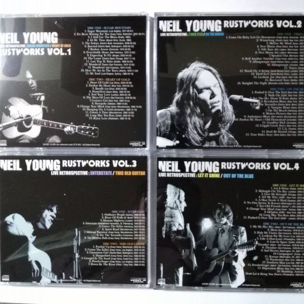 NEIL YOUNG ● ニール・ヤング RUSTWORKS VOL.1 - 4 　ＣＤ4枚セット_画像2