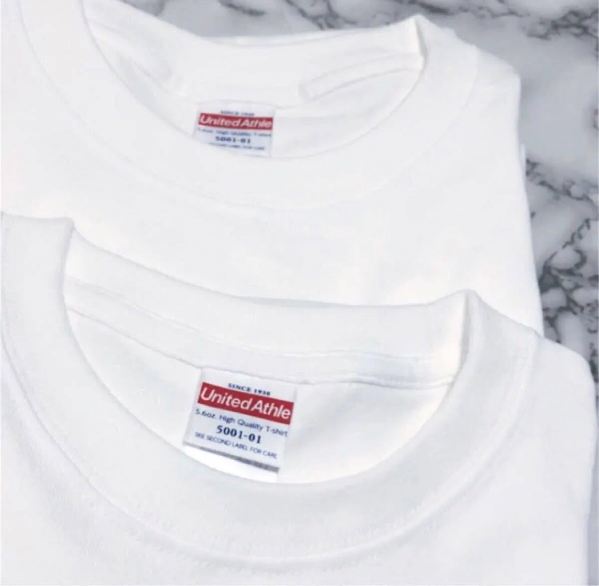 新品 半袖Tシャツ Mサイズ ホワイト 2枚セット 白色 無地 シンプル