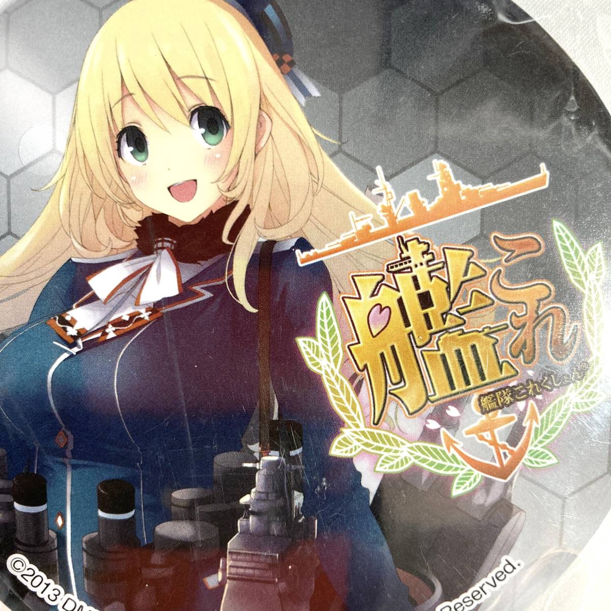 【艦隊これくしょん 愛宕◆缶バッジ】みことあけみ 艦これ 高雄型 重巡洋艦 艦娘 美少女 巨乳 金髪 DMM ブラウザゲーム アニメ 東山奈央 H4_画像1