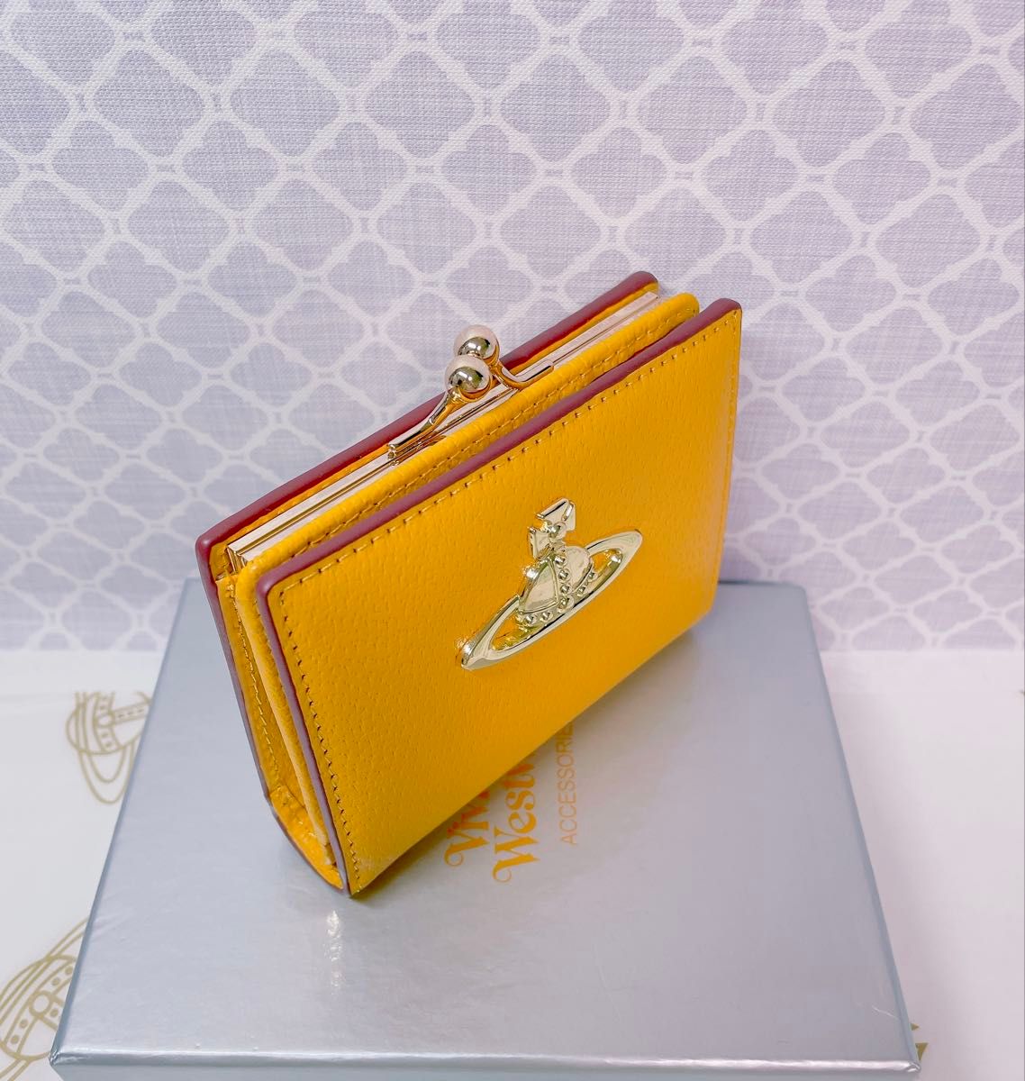 金運 幸運ショッパー付】新品 Vivienne Westwood 二つ折り財布