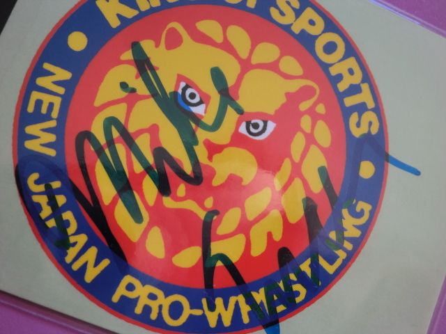 マイク・イーノス☆直筆サイン入りプロレスカード　新日本プロレス／WWF／WCW／AWA／トレカ／商品説明欄全部必読！入札条件＆取引条件厳守_画像2