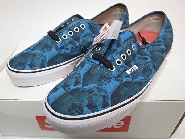 シュプリーム別注Bruce Lee Authentic Pro新品27.5cm青-