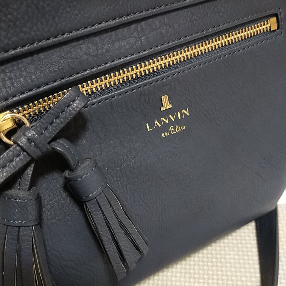 【美品】ランバン　LANVIN　 ショルダーバッグ　 ハンドバッグ