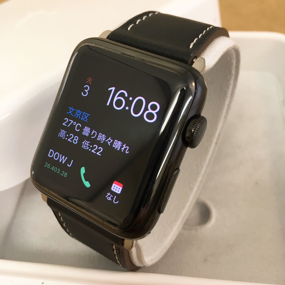 アップルウォッチ 2 ブラックステンレス 42mm Apple Watch