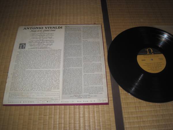 VIVALDI MUSIC ON THE GRAND CANAL 米 LP MAXENCE LARRIEU QUARTET_画像2