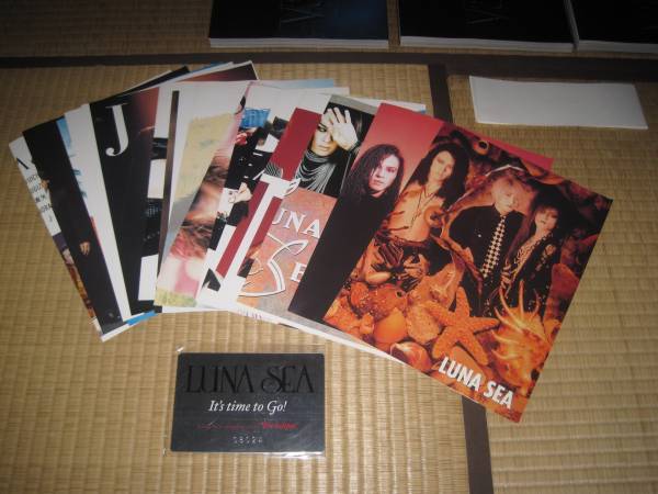 LUNA SEAru нет -COMPLETE FILE THE ECLIPSE постер plate имеется SUGIZO Kawamura Ryuichi J подлинный стрела INORAN