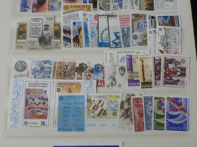 20LH S Europe stamp 1982 year issue EU( Europe ream .) common design 98%.. total 72 kind unused NH( unused NG. case have )