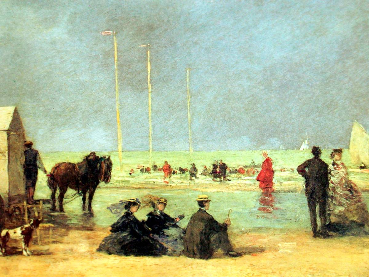 ヤフオク 額絵 ウジェーヌ ブーダン Eugene Boudin ヤフオク 額絵 ウジェーヌ ブーダン Eugene Boudin