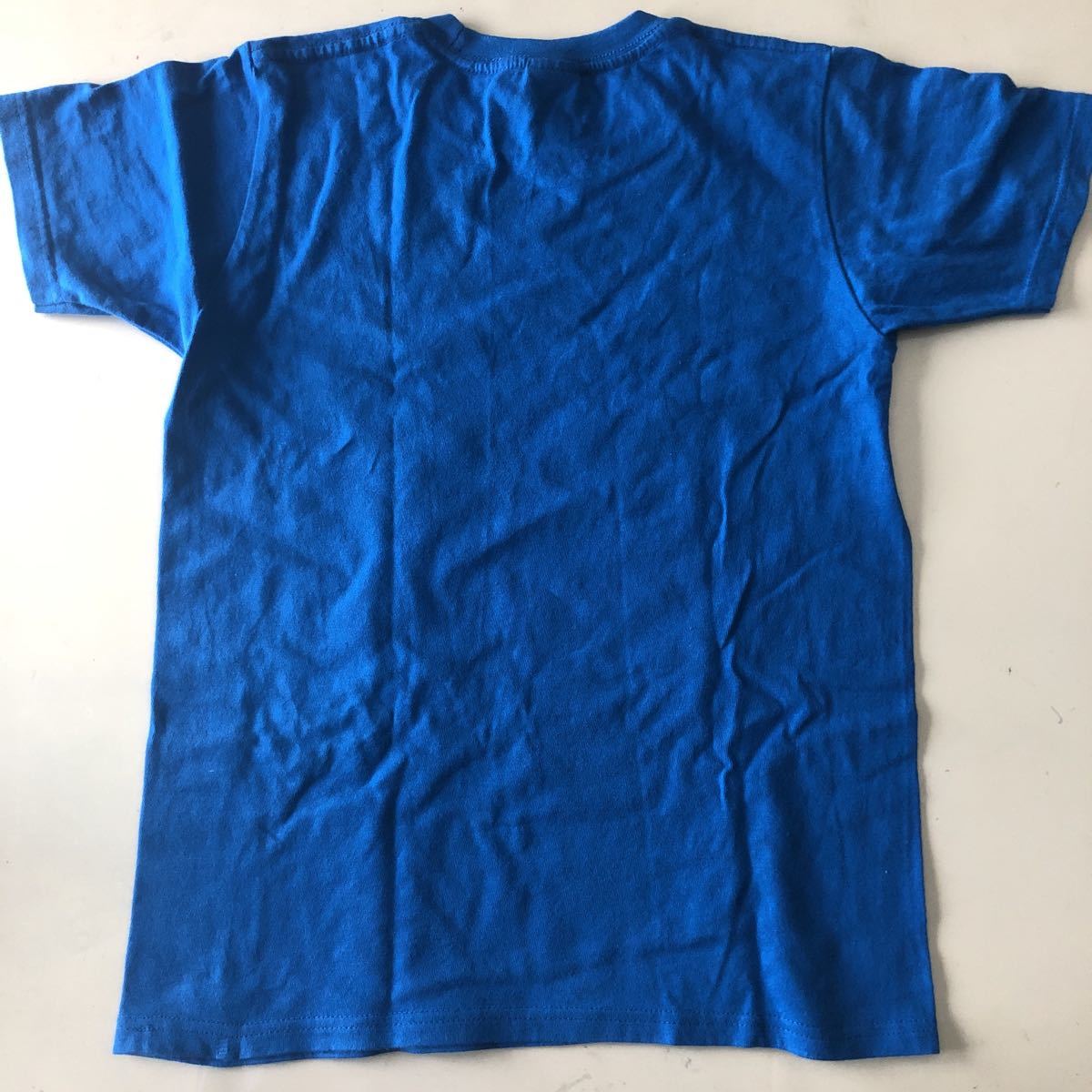 半袖Tシャツ Tシャツ スペースワールド テーマパーク 北九州 日本 150サイズ ブルー 中古 記念品 レア コレクション_画像4