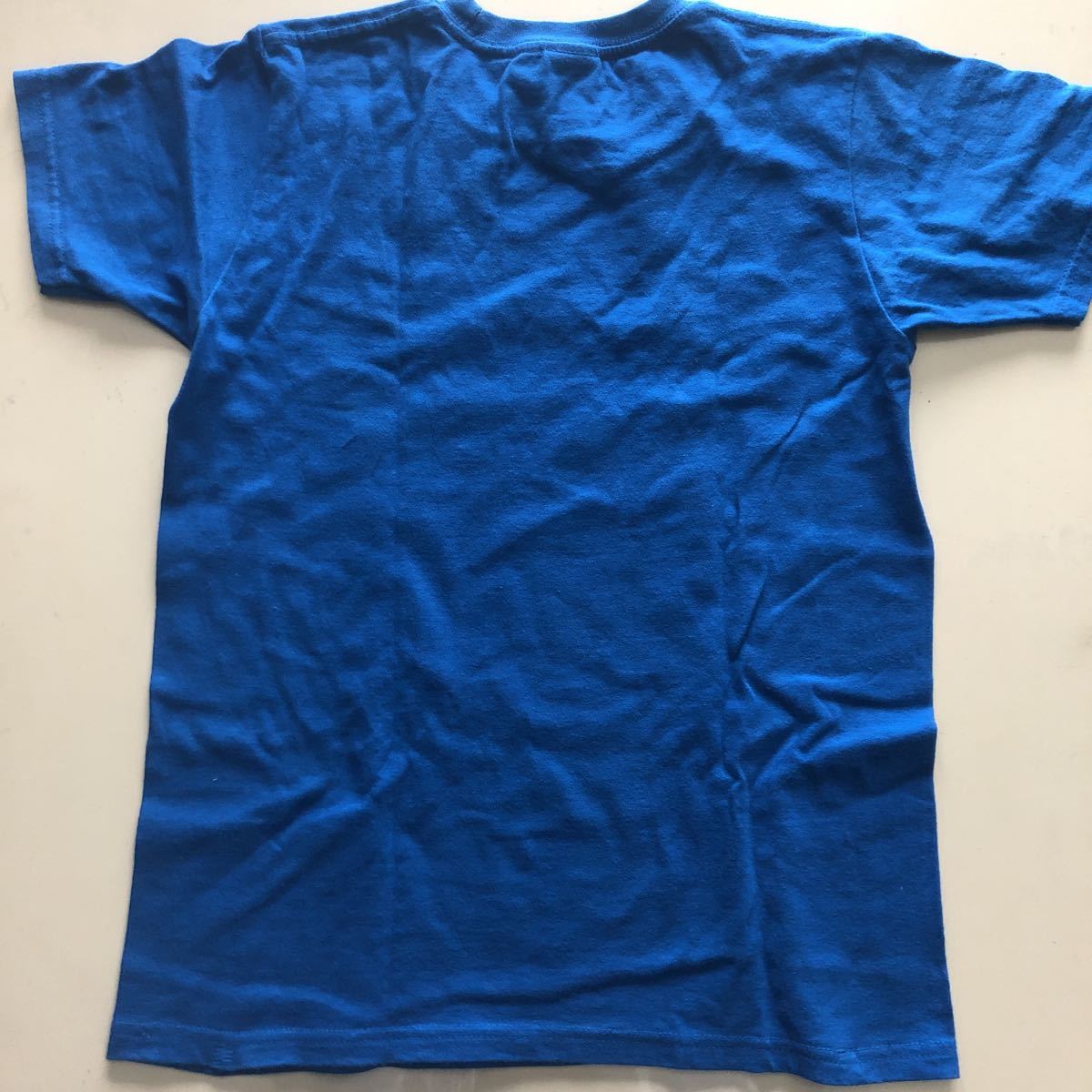 半袖Tシャツ Tシャツ スペースワールド テーマパーク 北九州 日本 150サイズ ブルー 中古 記念品 レア コレクション_画像5