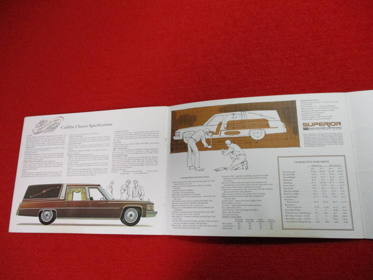 * GM CADILLAC 1977 Showa era 52 hearse catalog *