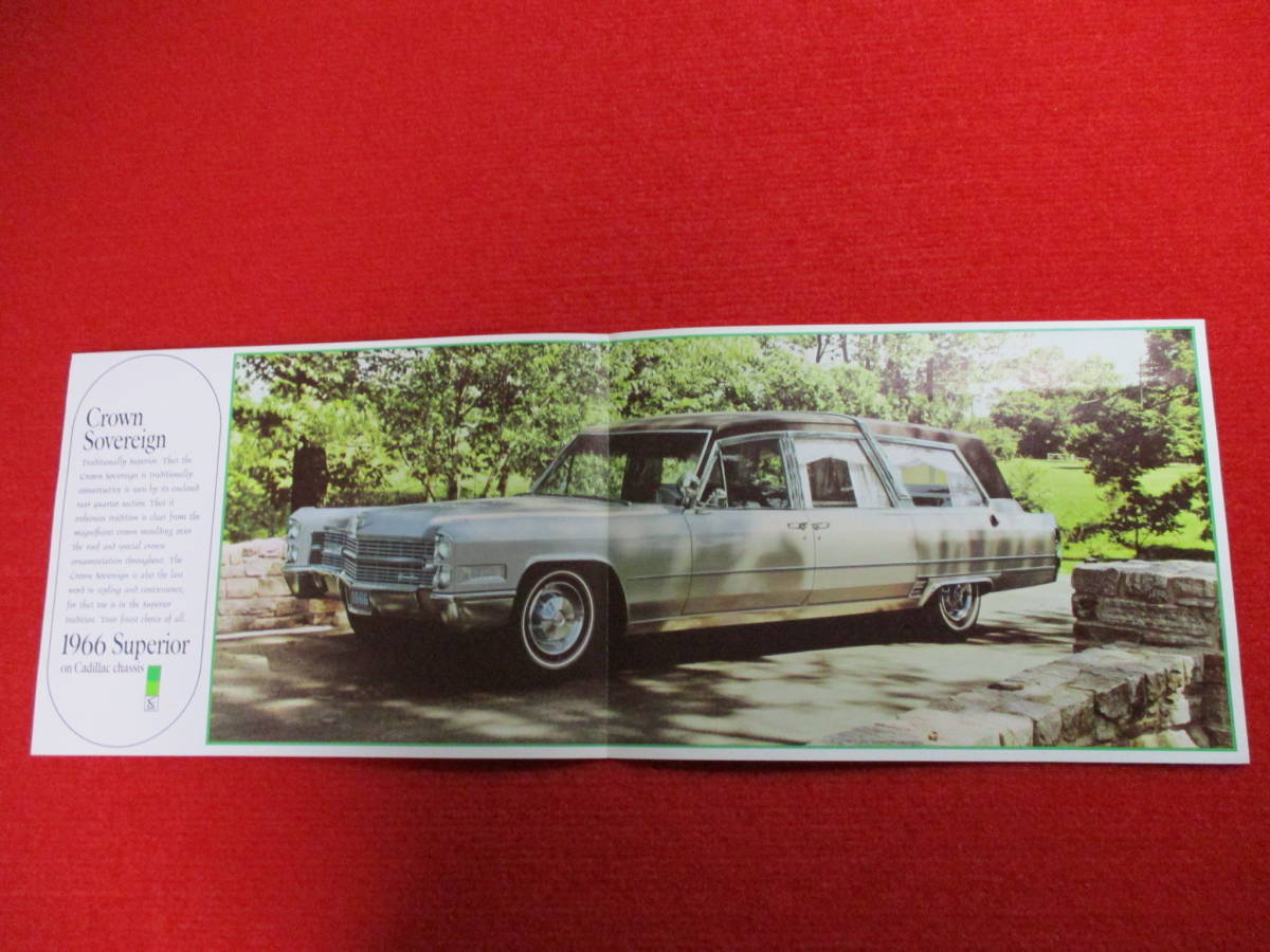 * GM CADILLAC 1966 Showa era 41 hearse catalog SUPERIOR CROWN SOVEREIGN *