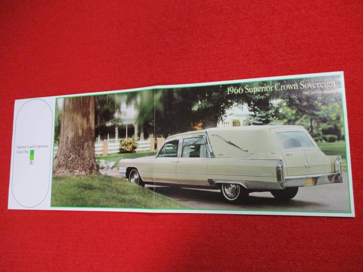 * GM CADILLAC 1966 Showa era 41 hearse catalog SUPERIOR CROWN SOVEREIGN *