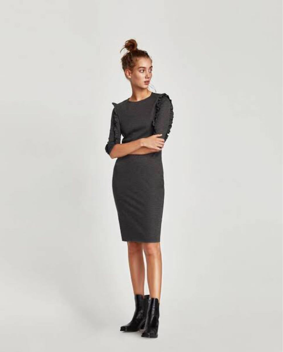 Paypayフリマ Zara フリル ワンピース タイト ロングワンピース ザラ Paypayフリマ Zara フリル ワンピース タイト ロングワンピース ザラ