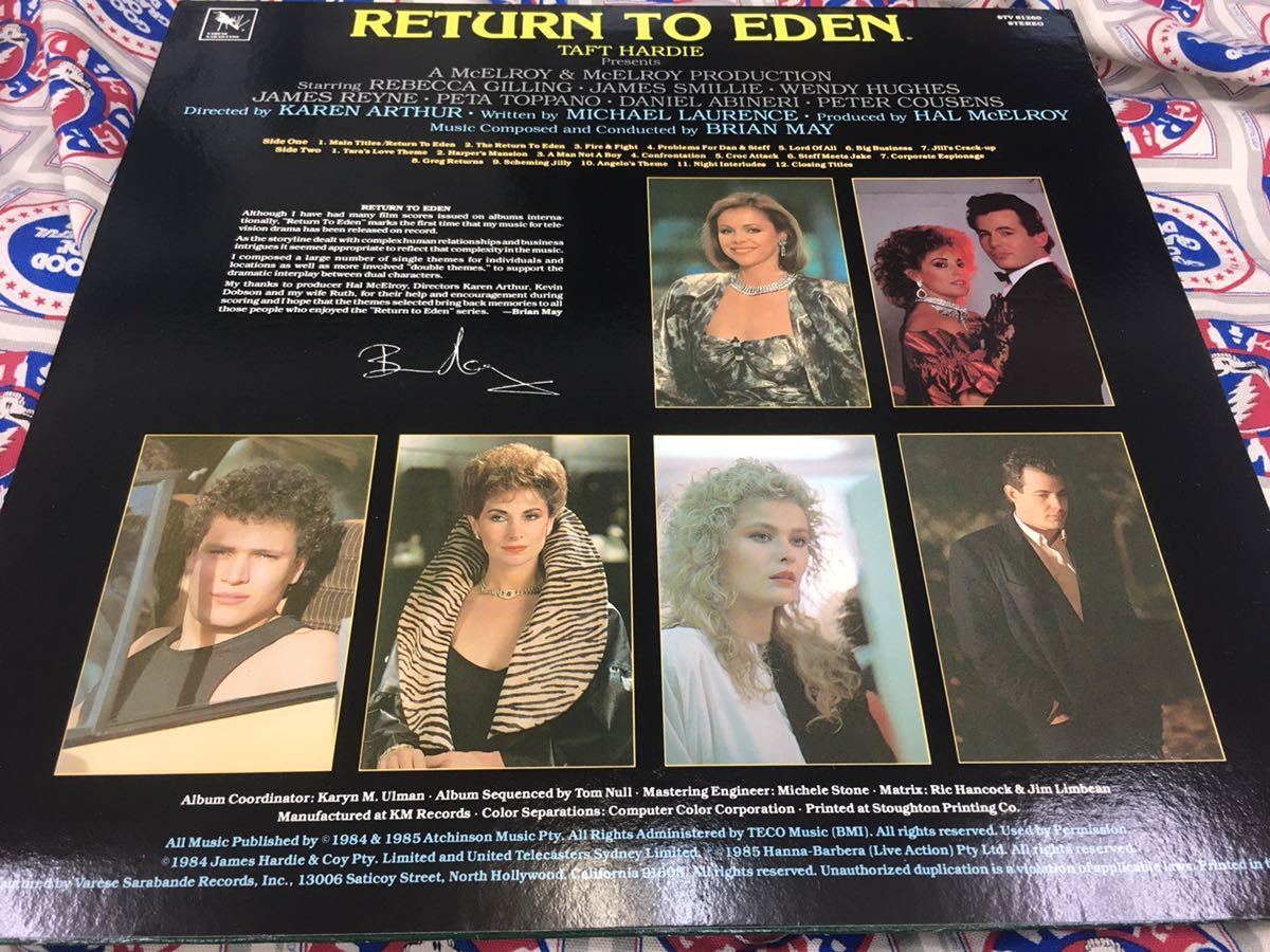 Brian May★中古LP/USオリジナル盤「Return To Eden」_画像2