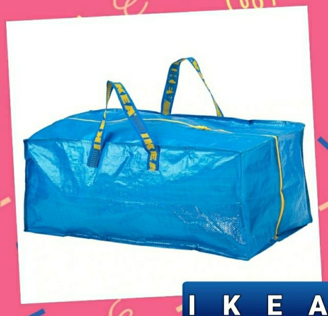新品イケア大容量♪人気♪新品　IKEA キャリーバッグ トロリー♪持ち運びに便利