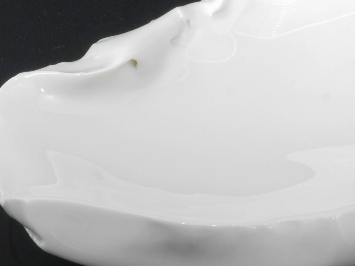 【値下げ交渉有り】 陶の造形作家 板橋廣美 造 師: 伊藤慶二 白磁 オブジェ Plate プレート 皿