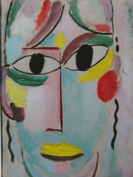 Alexej von Jawlensky、HEILANDSGESICHT:SIBYLLE、画集画、額付 送料無料、meg_画像1