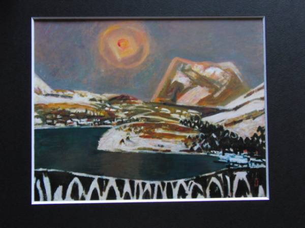 ヤフオク! 小絲源太郎、大雪、希少画集画、高級新品額・額装付