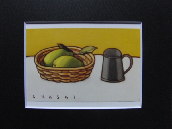 ... one, Karin . pencil holder, rare book of paintings in print ., new goods frame attaching free shipping,yoshi