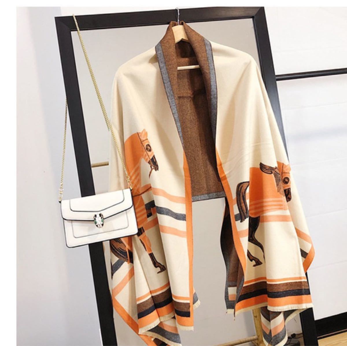 エルメス風大判カシミヤタッチストールです|Yahoo!フリマ(旧 エルメス風大判カシミヤタッチストールです|Yahoo!フリマ(旧